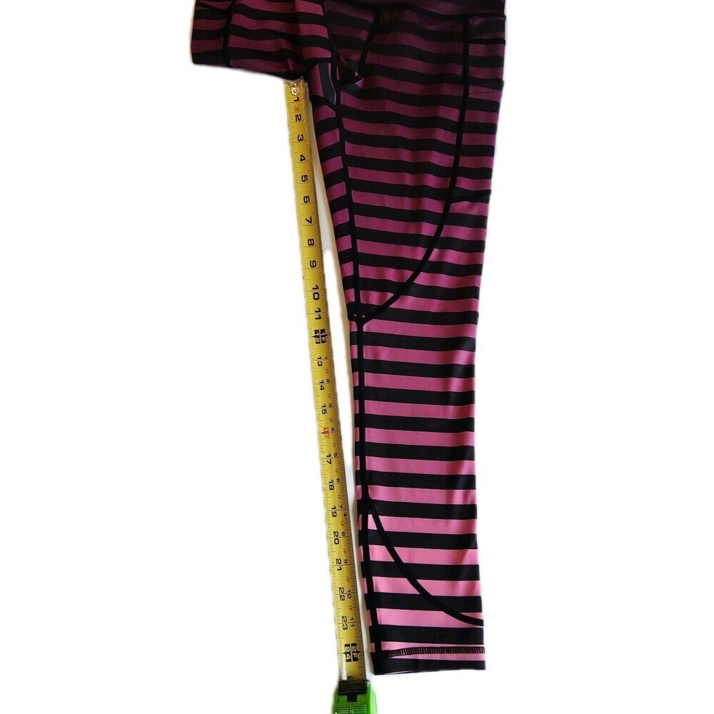 ZYIA Ombre Stripe Pocket High Rise Stretch Light n Tight Leggings Sz 2 - Picture 5 of 8